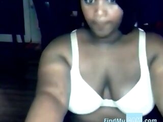 teenager ebony babe in webcam - negrofloripa