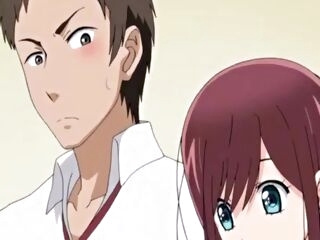 Hentai schoolgirl gets her wet cunt finger-tickled