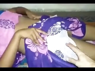 Absorbs Indian Wife Hand job and Firm Fucked by Husband